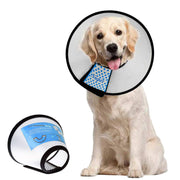 Supet Dog Cone Collar to Stop Licking, Comfortable Elizabeth Recovery Collar for Large Medium Dogs After Surgery, Soft Pet Neck Head Cone Alternative（L）