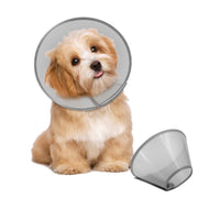 Supet Dog Cone Collar to Stop Licking, Comfortable Elizabeth Recovery Collar for Large Medium Dogs After Surgery, Soft Pet Neck Head Cone Alternative（L）