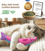 PetBusy Cat Toys with [5000 mg A+Natural Catnip & Silvervine] Kicker Fun