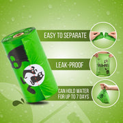Pet N Pet Dog Poop Bags Rolls, 1080 Cnt Bulk Poop Bags for Dogs, Unscented