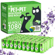 Pet N Pet Dog Poop Bags Rolls, 1080 Cnt Bulk Poop Bags for Dogs, Unscented