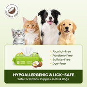 Hypoallergenic Pet Wipes for Dogs, Cats & Small Animals, 400 Coun