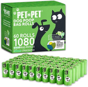Pet N Pet Dog Poop Bags Rolls, 1080 Cnt Bulk Poop Bags for Dogs, Unscented