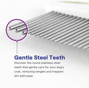 Dog & Cat Grooming Comb for Removes Tangles, Knots, and Matted Fur