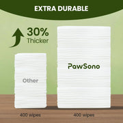 Hypoallergenic Pet Wipes for Dogs, Cats & Small Animals, 400 Coun