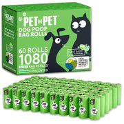 Pet N Pet Dog Poop Bags Rolls, 1080 Cnt Bulk Poop Bags for Dogs, Unscented
