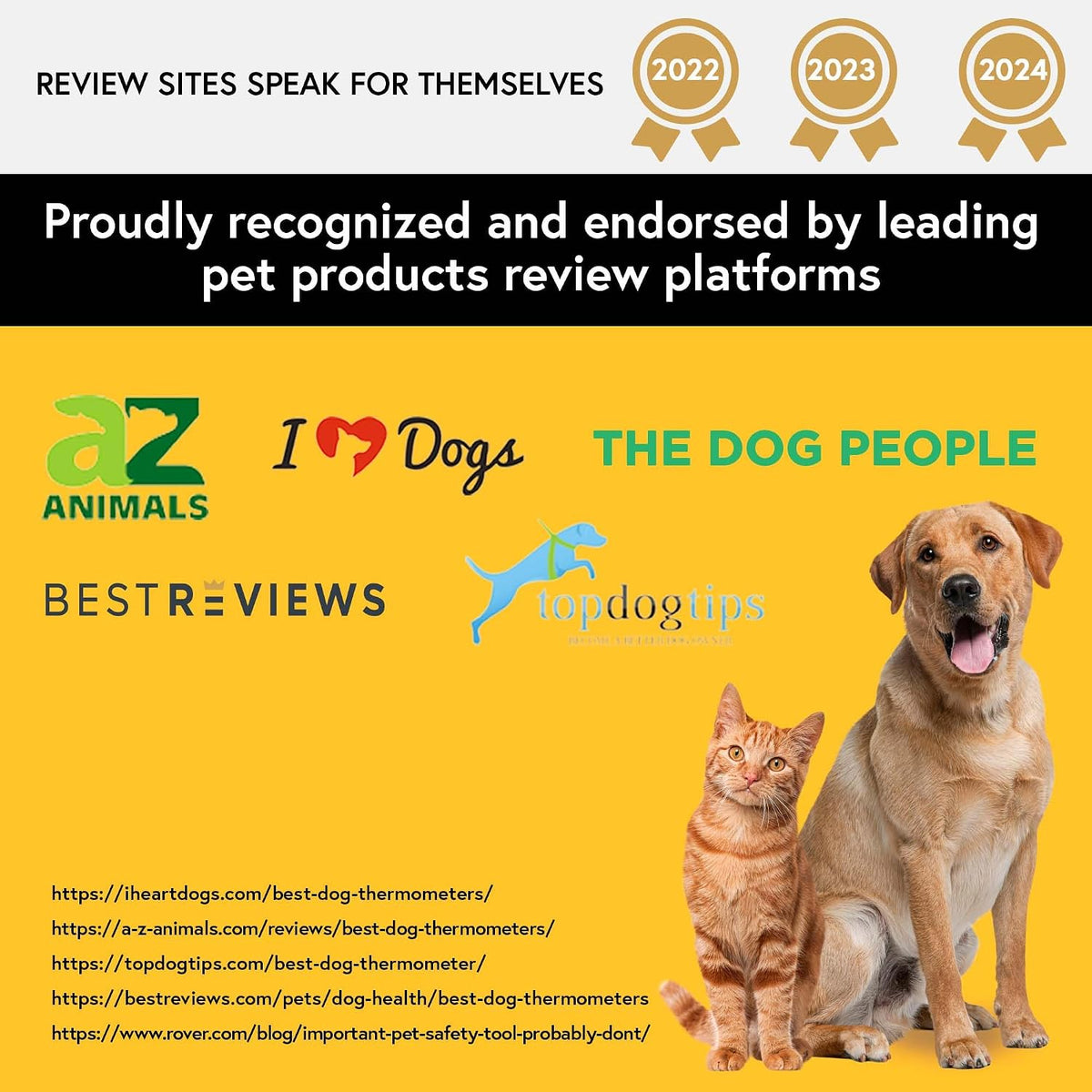iProven Dog & Cat Thermometer for Fast and Accurate Fever Detection
