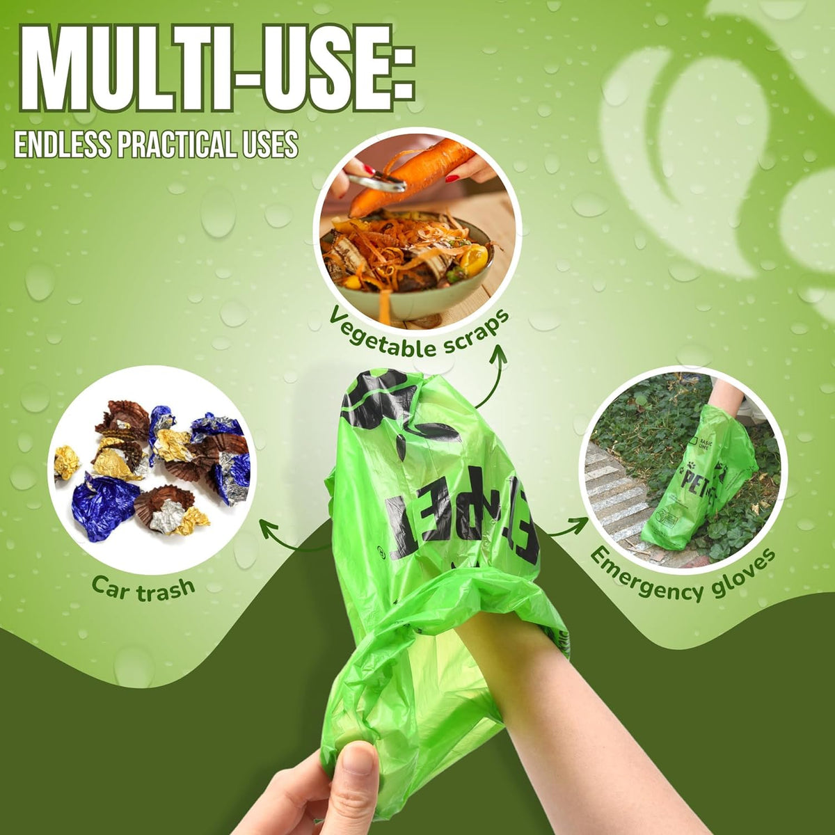Pet N Pet Dog Poop Bags Rolls, 1080 Cnt Bulk Poop Bags for Dogs, Unscented
